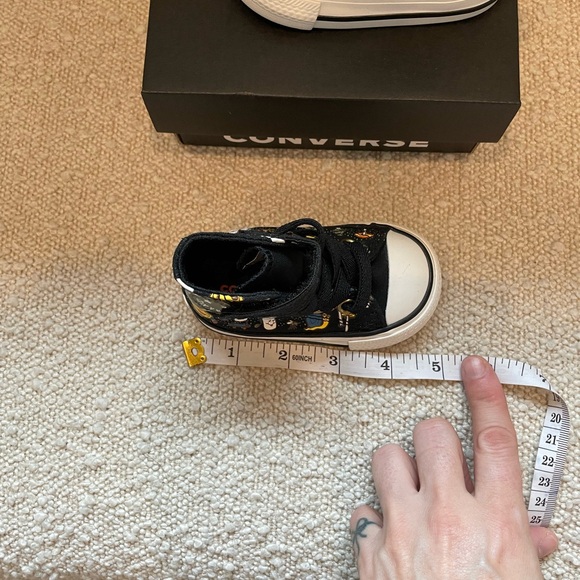 !!SOLD!! NIB Converse Infant Chuck Taylor Size 2 Black Doodles - Picture 9 of 9